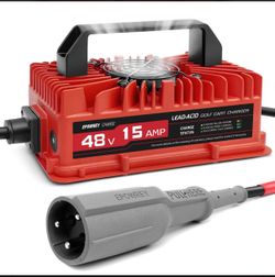 15 AMP 48 Volt Golf Cart Battery Charger