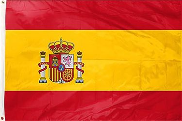 (Brand New/Sealed) Spain 3x5 foot (90x150cm) Polyester National Flag - FIFA World Cup