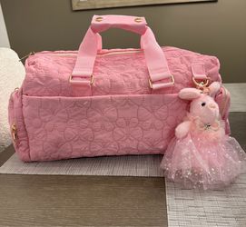 New With Tag Pink Zippered Tote Bag