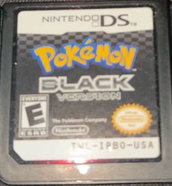 Authentic Pokemon Black Version - DS