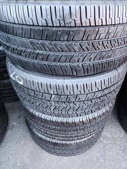 Selling (4) tires 245/55r19 Goodyear Eagle RS-A