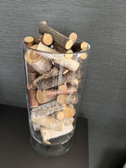 Crate & Barrell Hurricane Vase, Fall Decoration, Accessories