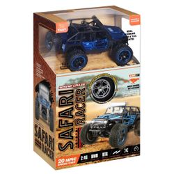 NEW RC CAR TOY BLUE SAFARI RACER HIGH SPEED BUGGY 1:24 SCALE INDOOR OUTDOOR RACING 20mph FAST REMOTE CONTROL KIDS GIFT