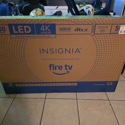 INSIGNIA 50" Class F50 Series LED 4K UHD Smart Fire TV with Alexa Voice Remote