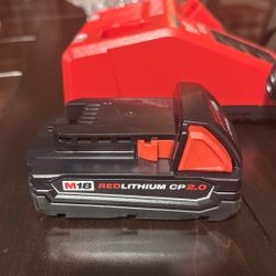 Milwaukee  Charger  And Battery