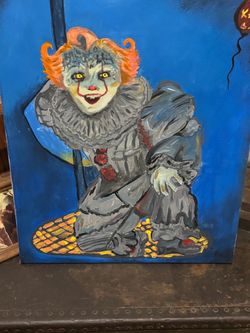 Pennywise painting