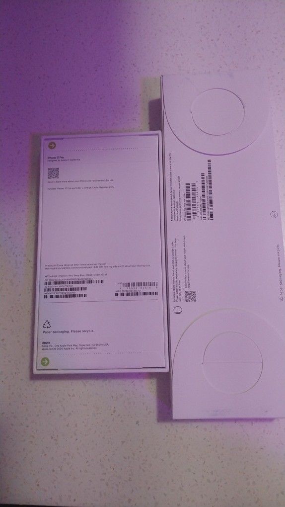 Sealed, NEW in Box Purchase & Unlocked @Apple.