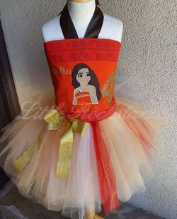 Custom Moana tutu set