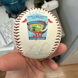 Dodgers 30th Anniversary Signed Baseball Koufax