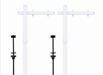 Qikdesign Vinyl PVC Real Estate Sign Post 6' Tall