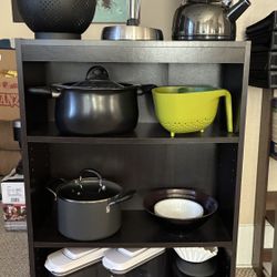 Kitchen Goods + Bookshelf 