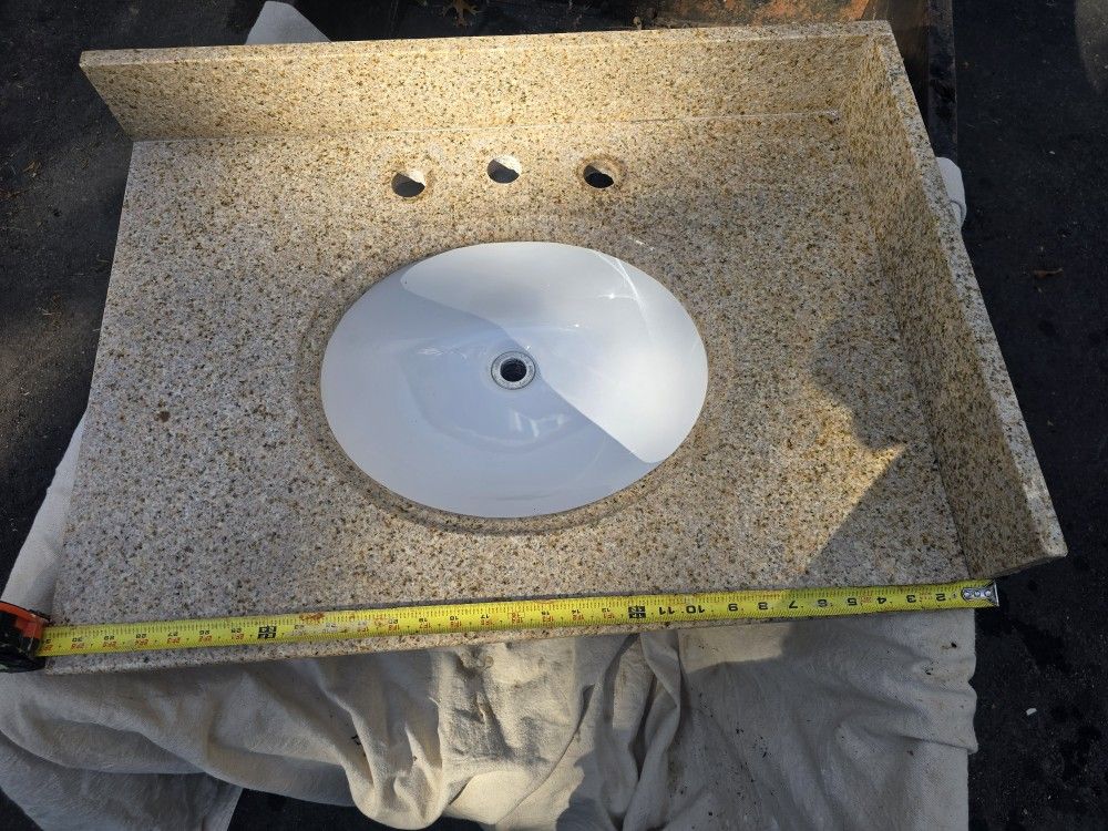 Granite Counter Top W Sink