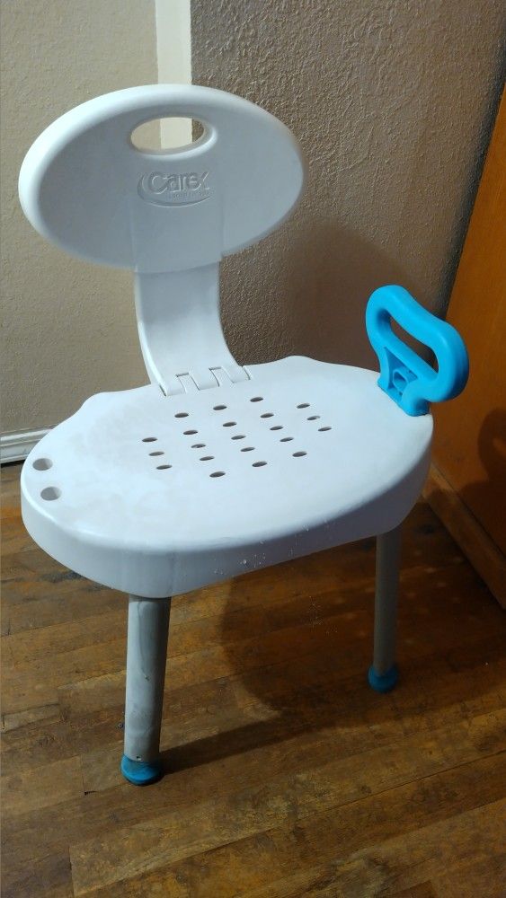 Carex E-Z Bath & Shower Seat Pre-owned with One Seat Handle Missing.