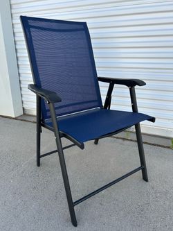Vingli Heavy Duty Folding Patio Chair with Arms