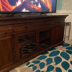 80" television console stand From Jordan’s Furniture 