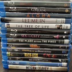 Blu-Ray Movies 14 Total Excellent Condition