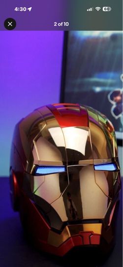 Iron Man Helmet with LED Eyes