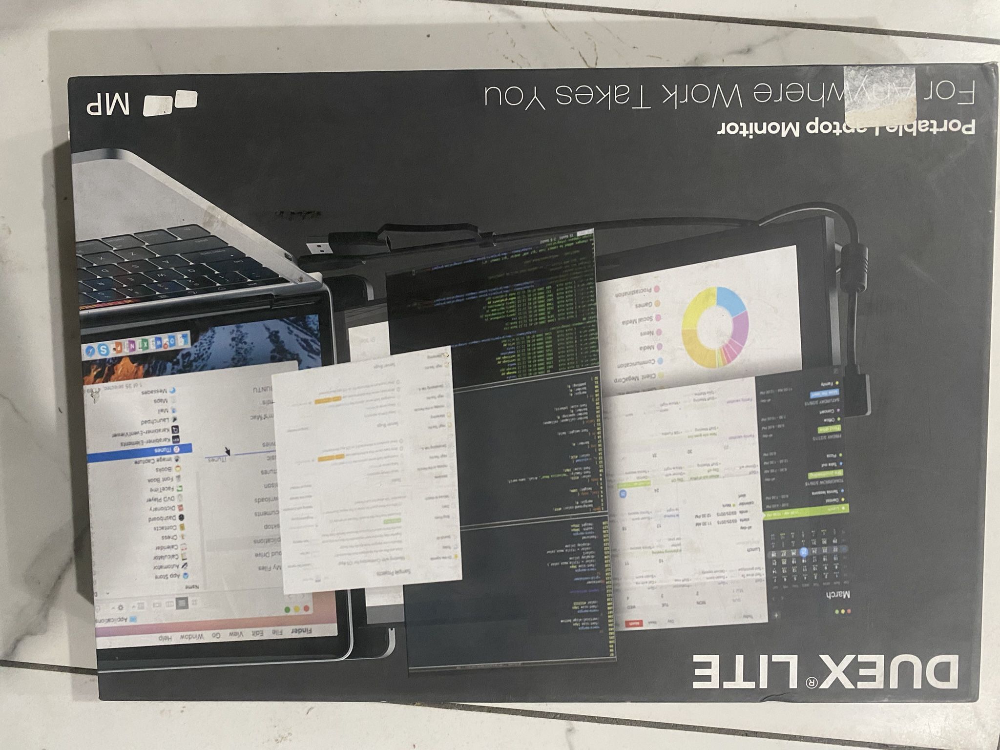 Mobile Pixels Inc Duex Lite Portable 12.5" Laptop Monitor