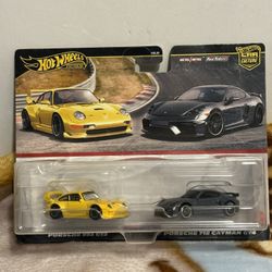 Hot Wheels Premium Porche 2 Pack