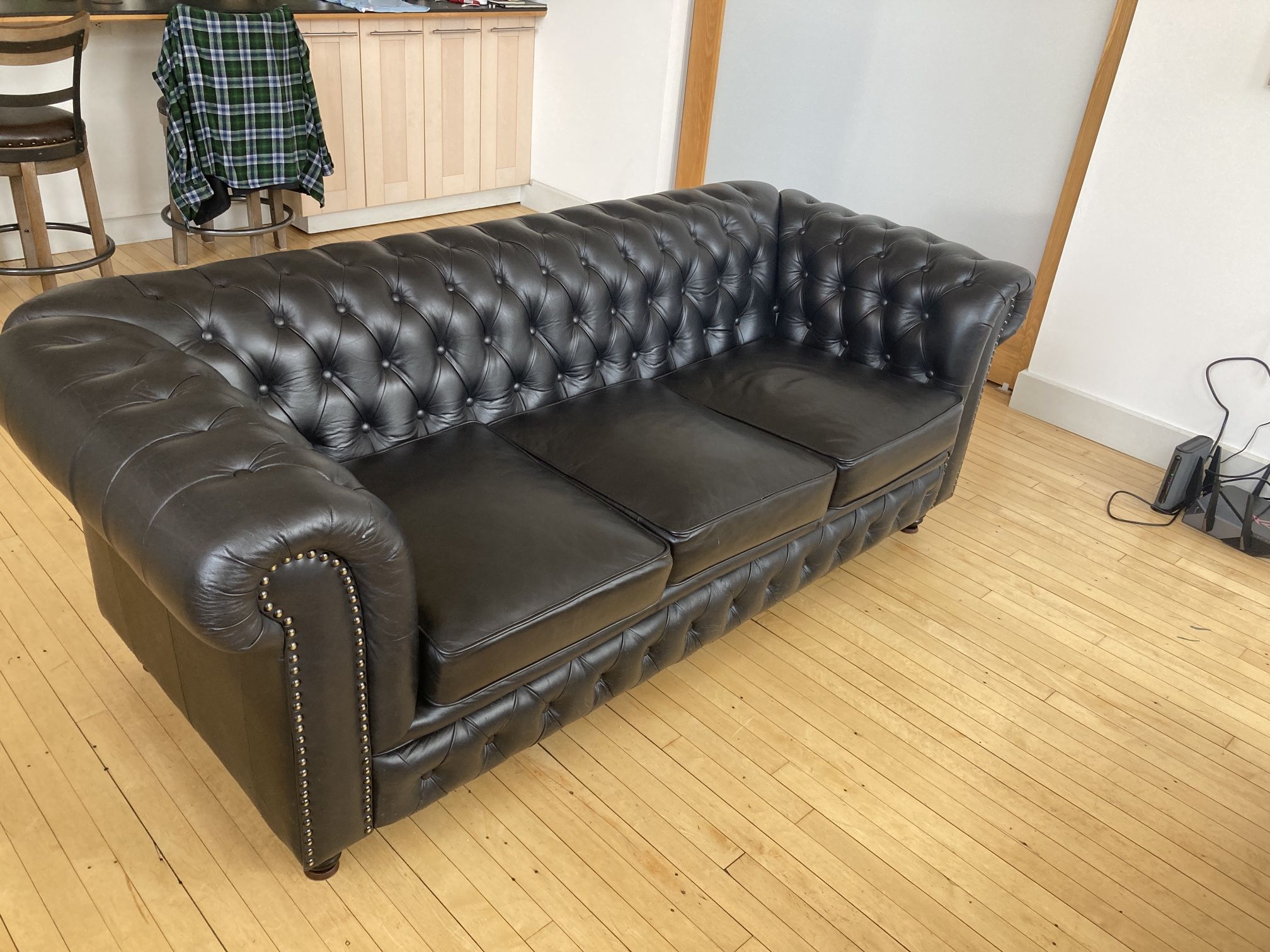 Valencia Italian Leather Chesterfield