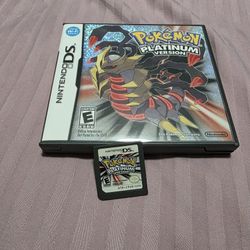 Authentic Pokemon Platnium Game