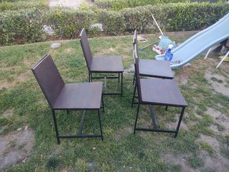 Solid Wood Chairs 4 Total 100 Bucks