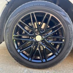 Black Alloy Rims Size 17 