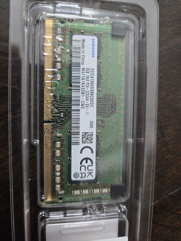 Samsung 8gb RAM SODIMM 3200