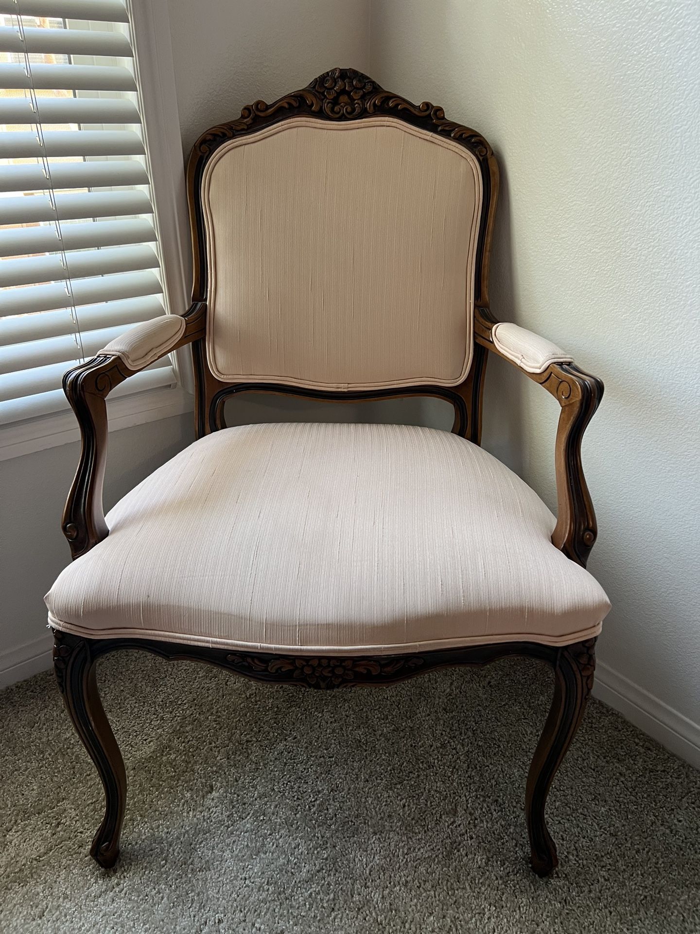 Vintage French Louis XV Style Arm Chair