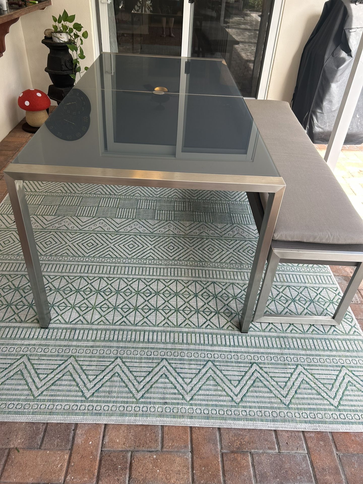 Crate & Barrel Outdoor Dining Table