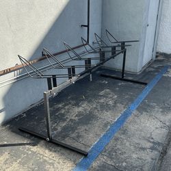 Bicycle Storage Garage Rack Holds 6 Bikes
