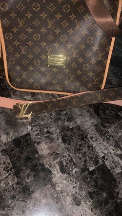 Louis Vuitton Monogram Messenger Bag And belt