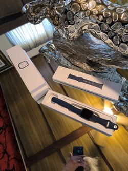Apple Watch with Midnight Sport Band in Box