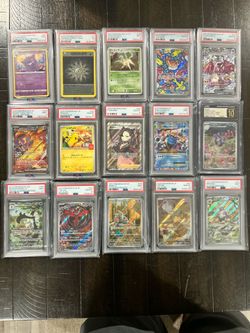 Graded pokemon slabs available, cash money