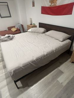 King Size Bed Frame & Mattress Set