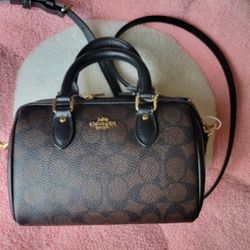 Coach mini rowan crossbody bag