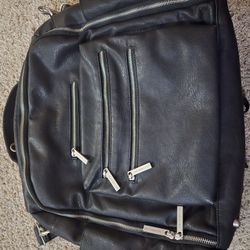 The Honest Company Leather Diaper Bag