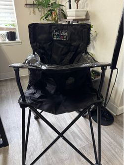 Portable Compact Folding High Chair w/ Carry Bag for Outdoor Camping for Babies