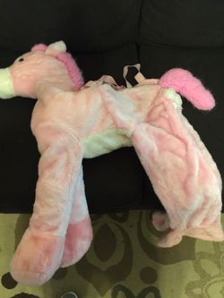 Pink pony costume fits 4/5T $12