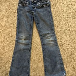 Levi Girl Boot Cut Size 7