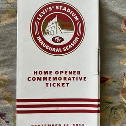 2014 Home Opener Commemorative Ticket