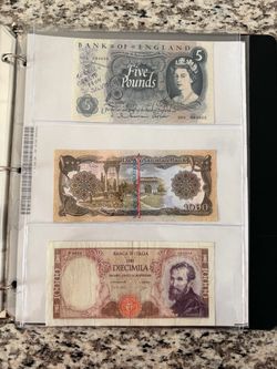 Foreign obsolete and novelty notes