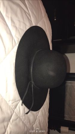 Black summer hat