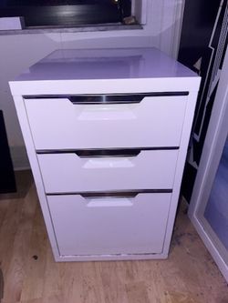 White Filing Cabinet