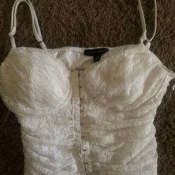 white corset