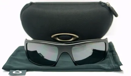 Oakley Crankshaft Polarized Sunglasses OO9239-06 Black / Black Iridium 132 mm