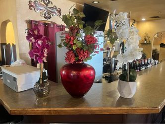 Orchids and a nice vase artificial