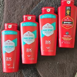 Old Spice Body Wash All 4 For $20