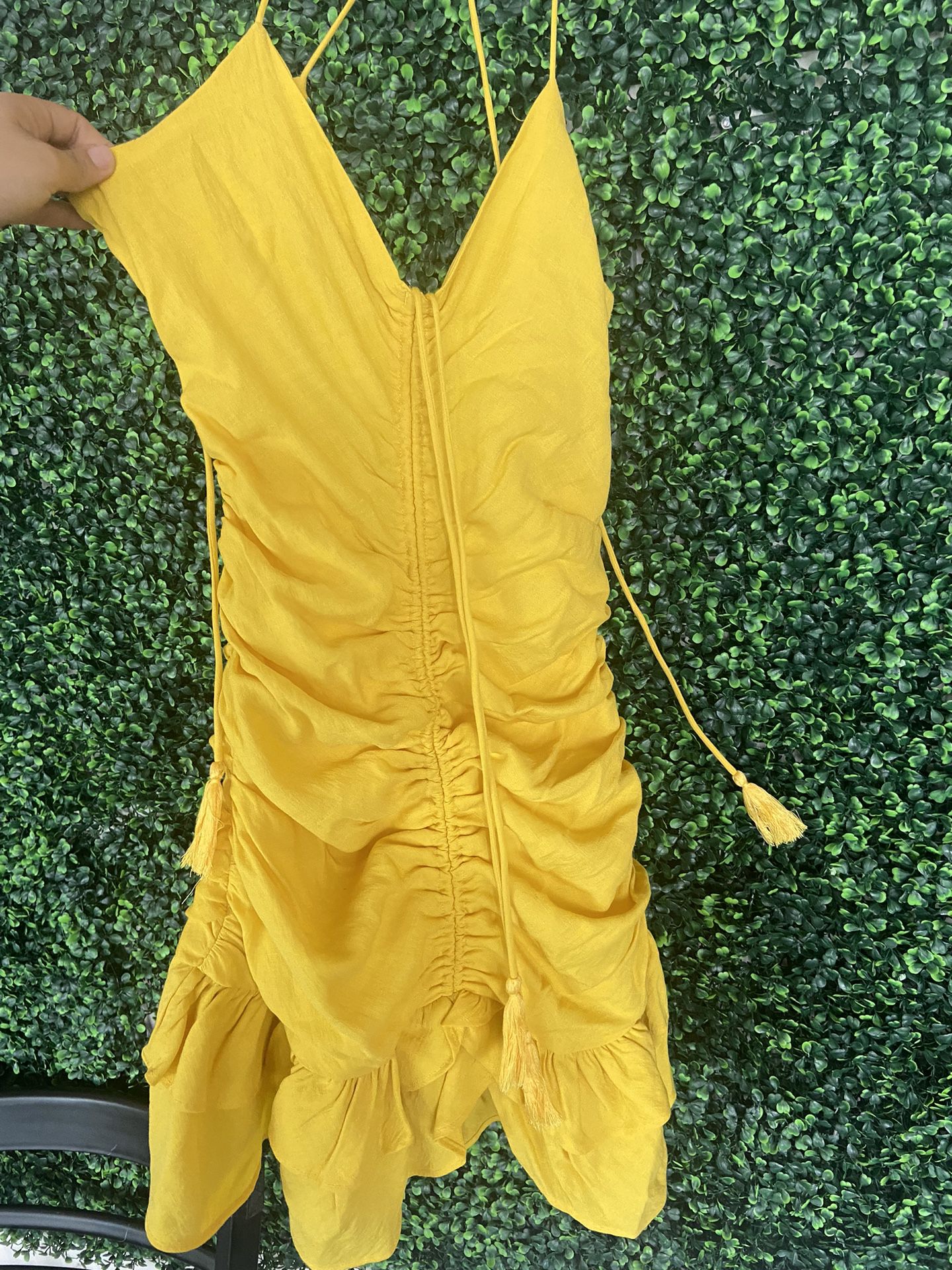 Yellow Mini Dress 