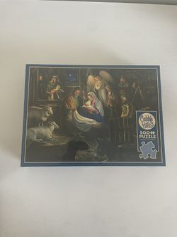 Cobble Hill 500+ Puzzles Away In A Manger 